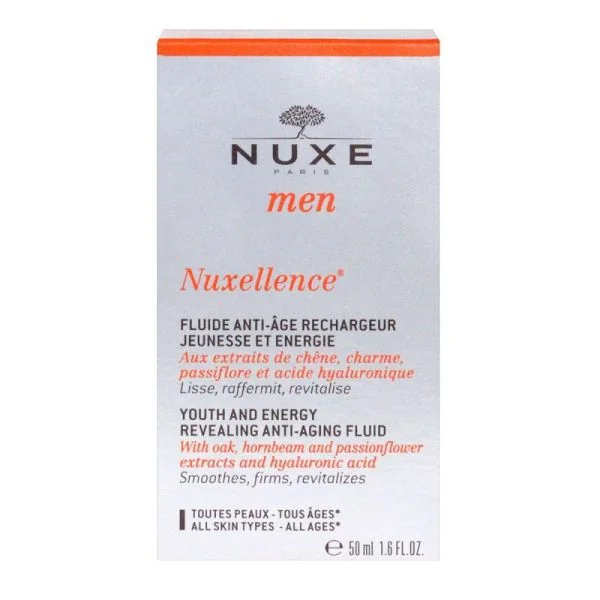 Nuxellence Homme Fluide Anti-ge Rechargeur Jeunesse Energie 50mL