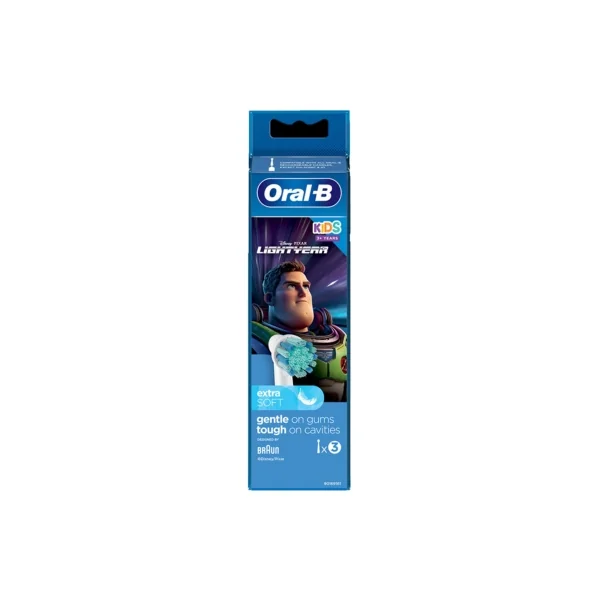 Oral-B Disney Kids 3 Ans et + 3 Têtes de Rechange - Modèle : Buzz