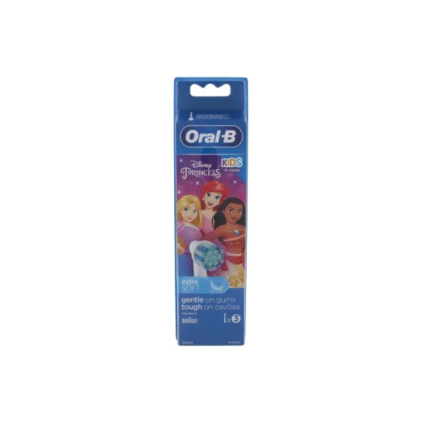 Oral-B Disney Kids 3 Ans et + 3 Têtes de Rechange - Modèle : Princesses Disney