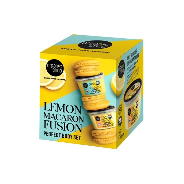 Organic Shop Coffret Corps Fusion Macaron Citron