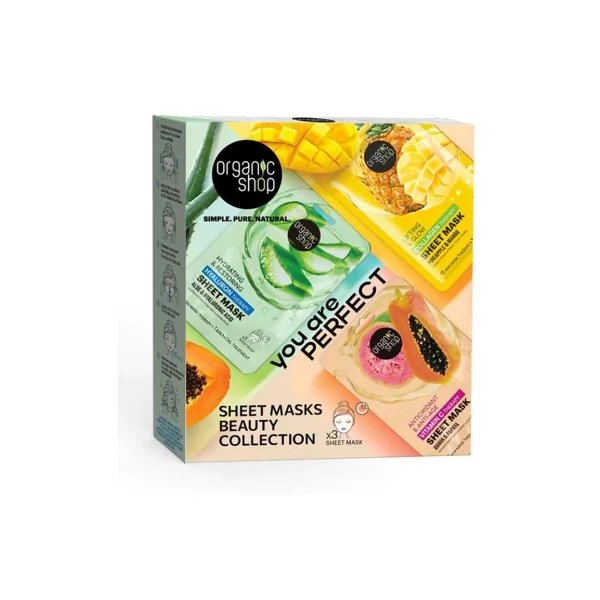 Organic Shop You Are Perfect Coffret de 3 Masques Tissus