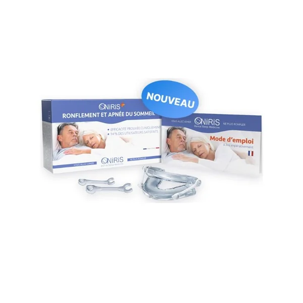 Orthèse Oniris Plus • Bruxisme, ronflement et apnée du sommeil
