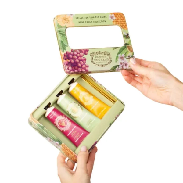 Panier des Sens - Collection Soin des Mains Crèmes Mains Amande, Miel et Raisin