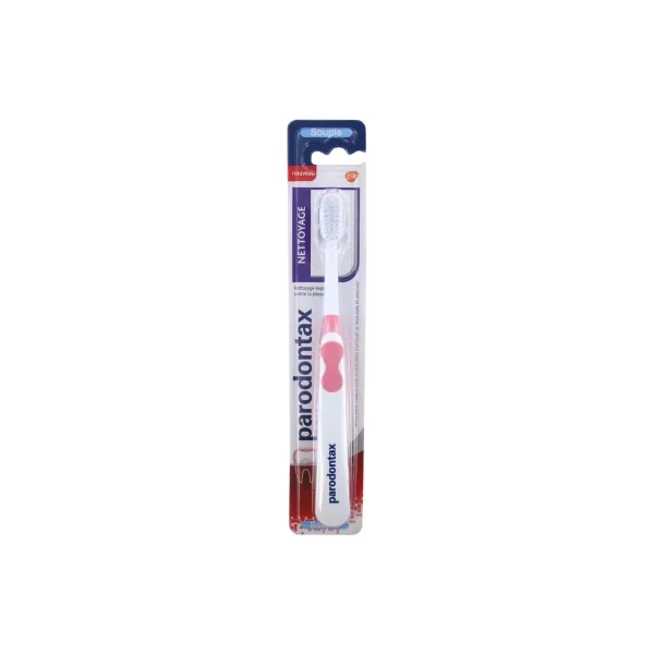 Parodontax Brosse à Dents Nettoyage Souple - Couleur : Rose