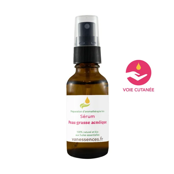 Peau grasse acnéique - Sérum Bio