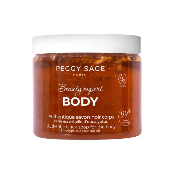 Peggy Sage Beauty Expert Body Authentique Savon Noir Corps 190 g