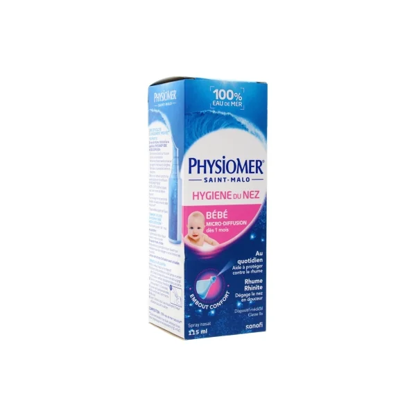Physiomer Hygiène du Nez Bébé Micro-Diffusion 115 ml