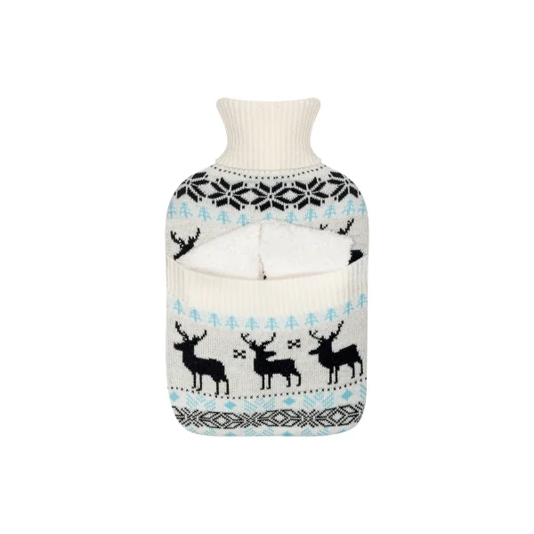 Plic Care Bouillotte avec Housse Cerfs 2 L + Chaussettes