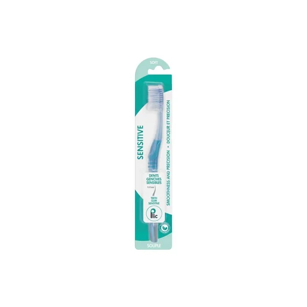 Plic Dental Sensitive Brosse à Dents Souple - Couleur : Bleu