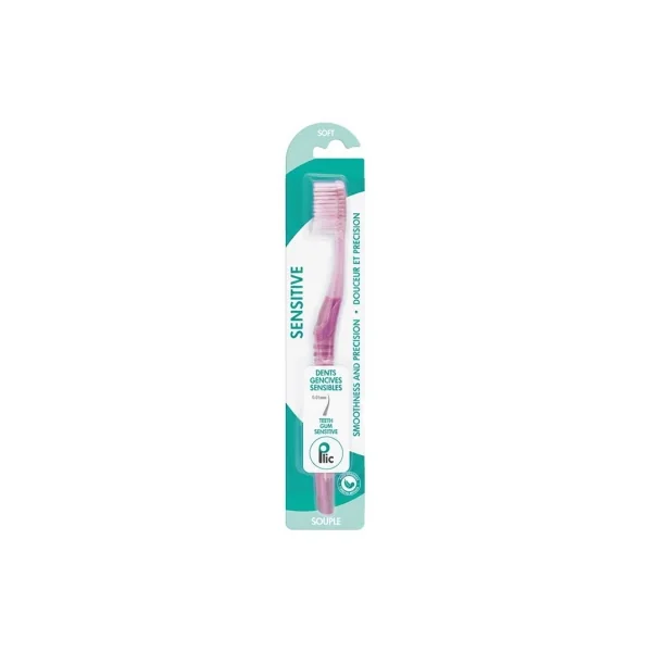 Plic Dental Sensitive Brosse à Dents Souple - Couleur : Rose