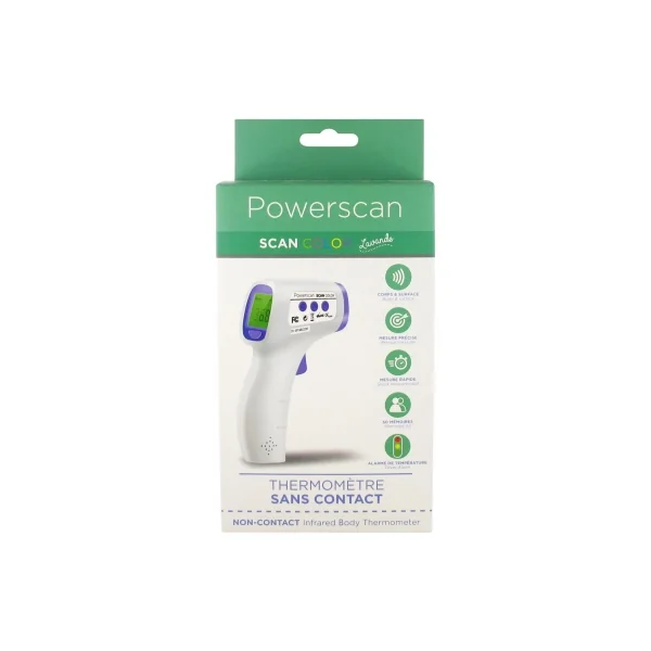 Powerscan Scan Color Thermomètre Sans Contact - Couleur : Lavande