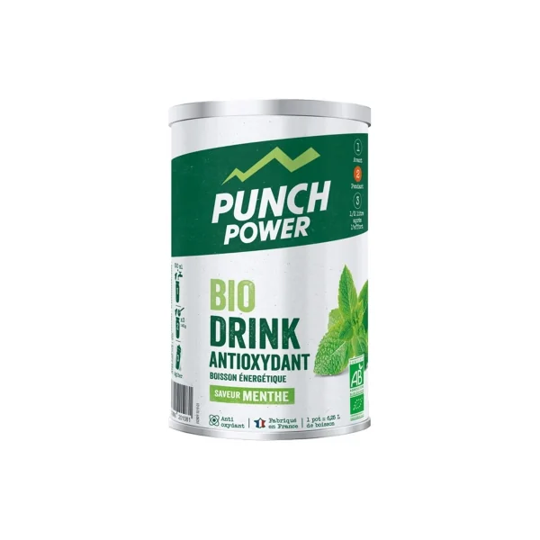 Punch Power Biodrink Antioxydant Boisson Energétique 500 g - Saveur : Menthe