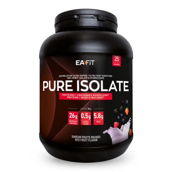 Pure Isolate Saveur Fruits Rouges, 750G