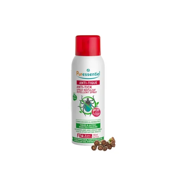 Puressentiel Anti-Tique Spray Répulsif 100 ml