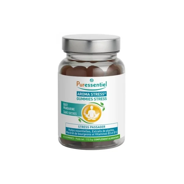 Puressentiel Aroma Stress Sans Sucres 45 Gummies