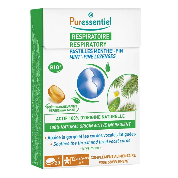 Puressentiel Respiratoire pastilles Menthe - Pin