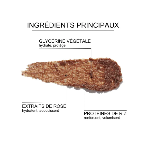 Pâte lavante volumisante aux extraits de rose 75 ml