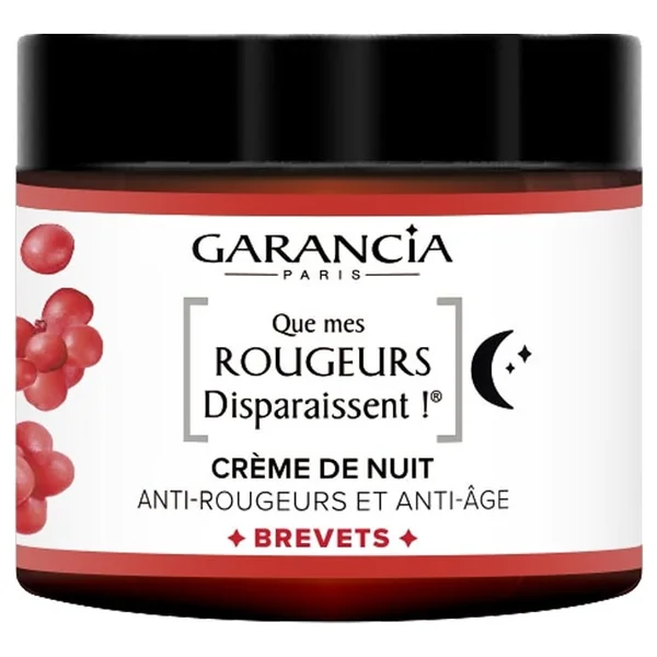 QUE MES ROUGEURS DISPARAISSENT - Crème de Nuit Anti-Rougeurs et Anti-ge, 50ml
