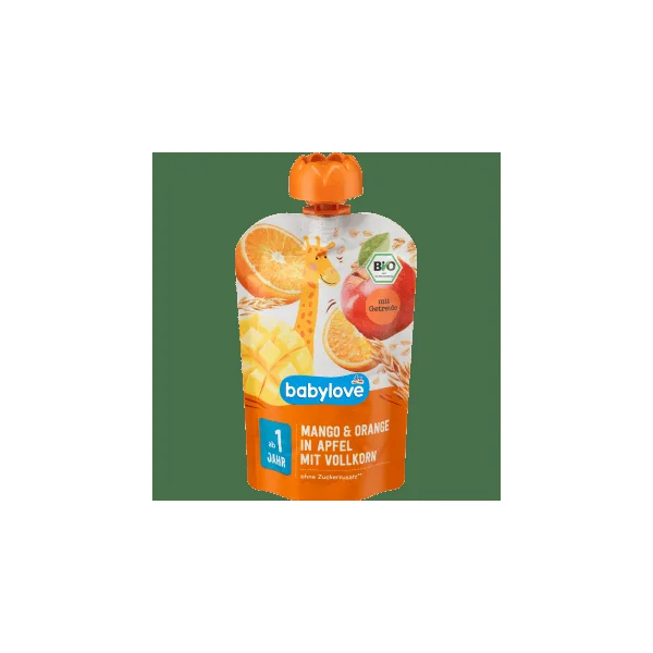 Quetschie Mango & Orange in Apfel mit Vollkorn..., 100 g
