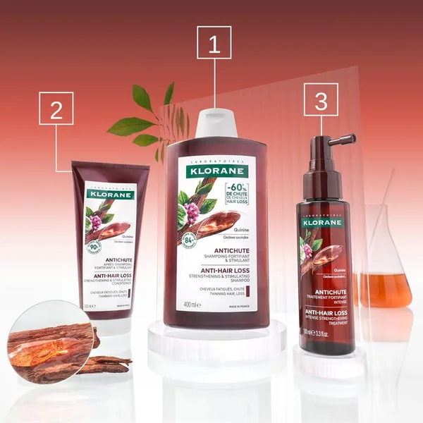 QUININE - Shampooing Anti-Chute Fortifiant et Stimulant - Chute de Cheveux, 200ml