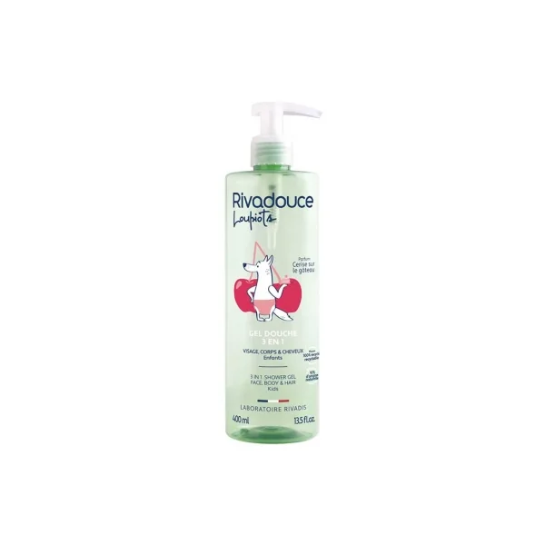 Rivadouce Les Loupiots Gel Douche 3en1 Cerise sur le Gâteau 400 ml