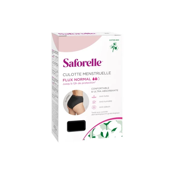 Saforelle Culotte Menstruelle Flux Normal - Taille : 42