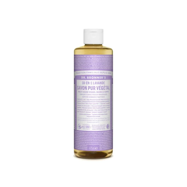 Savon liquide lavande Dr Bronner's 475ml