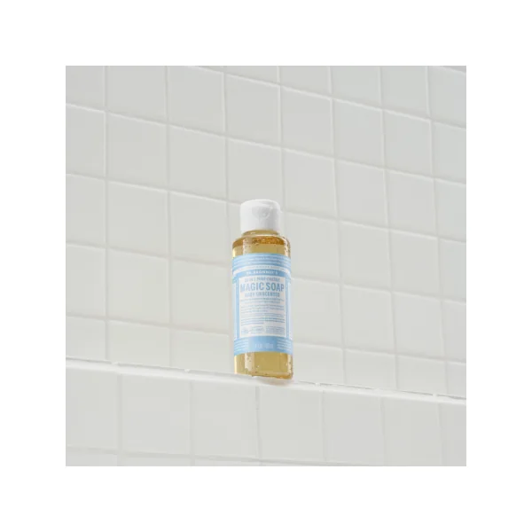 Savon liquide non parfumé Dr Bronner's 100ml