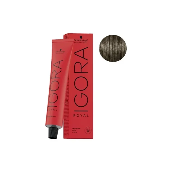 Schwarzkopf Igora Royal Coloration Permanente 60 ml - Coloration : 6-23 Blond Foncé Fumé Mat