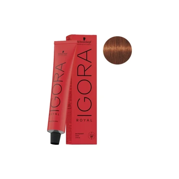 Schwarzkopf Igora Royal Coloration Permanente 60 ml - Coloration : 6-77 Blond Foncé Cuivré Extra
