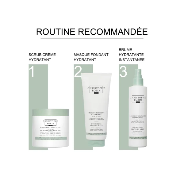 Scrub crème hydratant à l'aloe vera 250 ml
