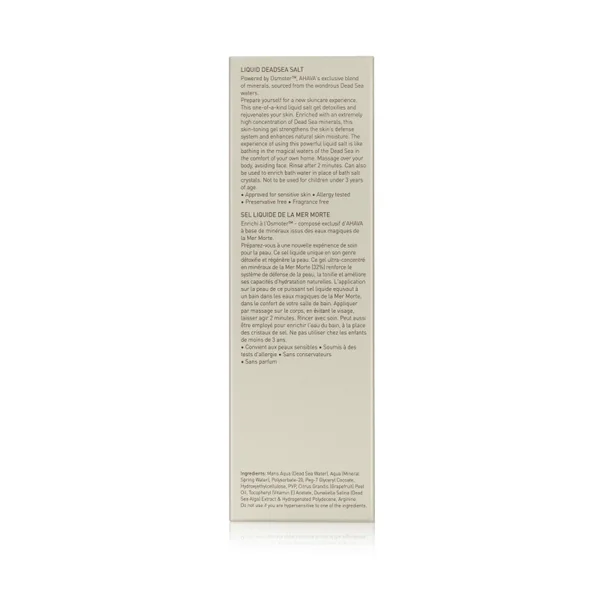 Sel liquide de la Mer Morte Ahava 200 ml