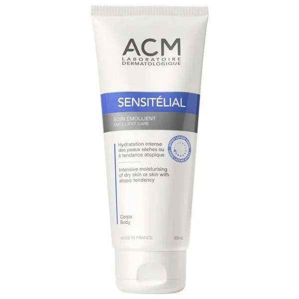 SENSITÉLIAL - Soin Émollient - Corps - Peaux Sèches à Tendance Atopique, 200ml
