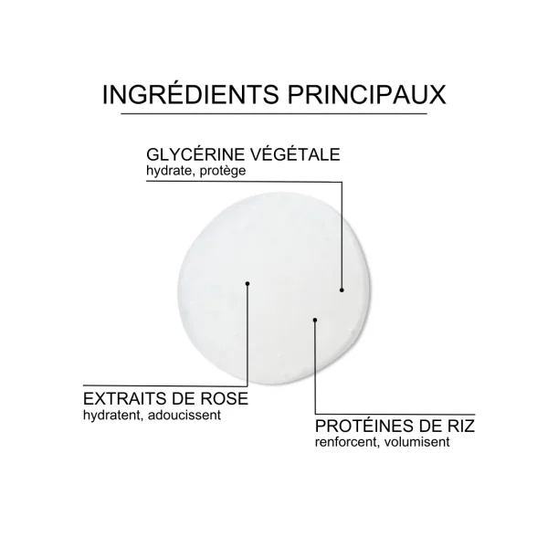 Shampoing délicat volume aux extraits de rose 500 ml