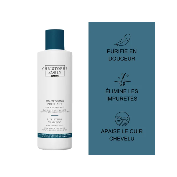 Shampoing purifiant à la boue thermale 250 ml