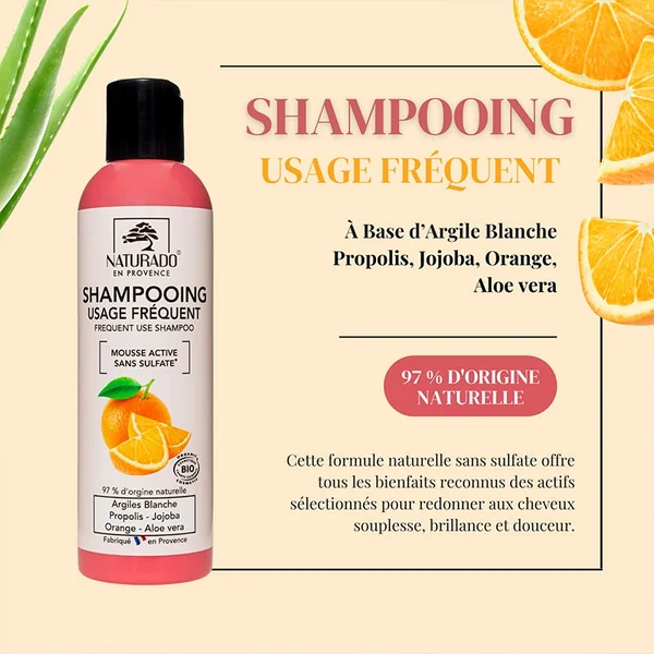 Shampooing BIO - Usage fréquent
