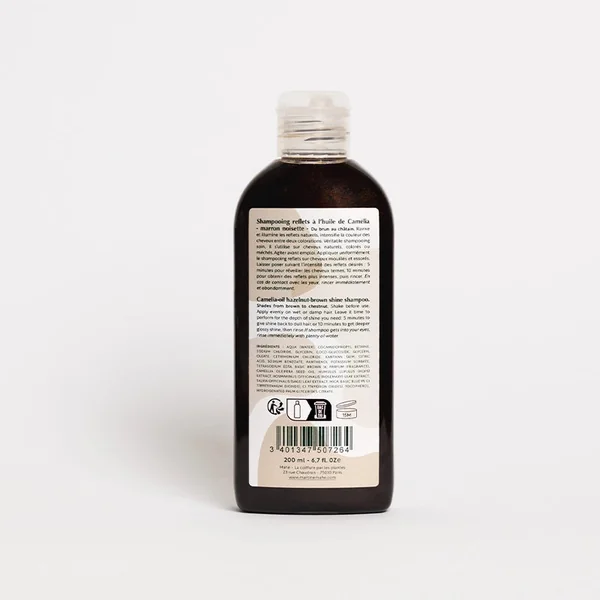 Shampooing reflets marron-noisette