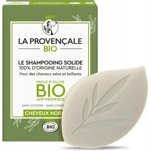 Shampooing solide 100% d'origine naturelle Cheveux Normaux certifié bio de La Provençale Bio