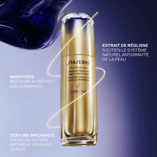 Shiseido - Vital Perfection Concentré nuit éclat contours redéfinis
