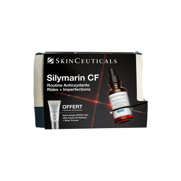 SkinCeuticals Silymarin CF 30 ml + Protect Ultra Facial UV Defense Sunscreen SPF50 15 ml Offert