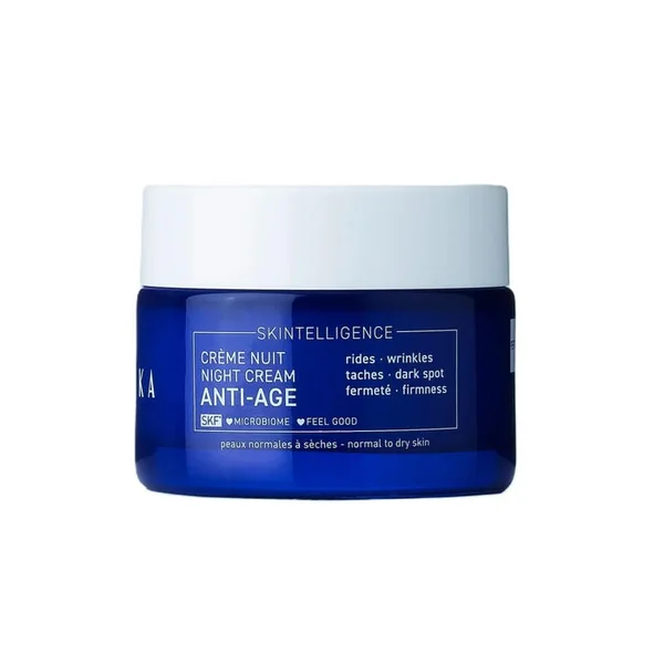 SKINTELLIGENCE - Crème de Nuit Anti-ge - Visage - Peaux Normales à Sèches, 50ml