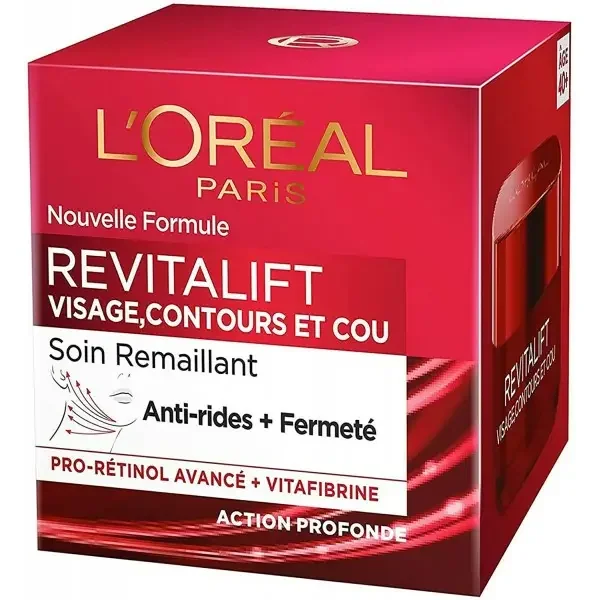 Soin Anti-ge Remaillant Anti-Rides & Extra-Fermeté Visage, Contours et Cou de L'Oréal Paris