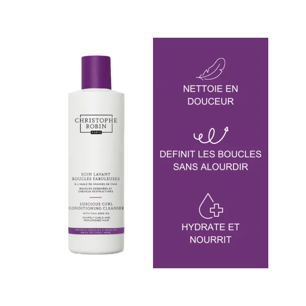 Soin lavant boucles fabuleuses à l'huile de graines de chia 250 ml