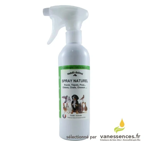 Soin naturel anti puces, tiques pour chiens, chats, oiseaux