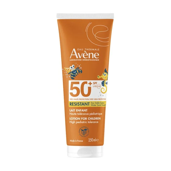 SOLAIRE - Lait Enfant SPF50+ - Visage et Corps - Peaux Sensibles, 250ml