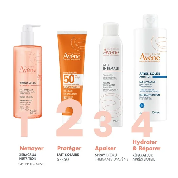 SOLAIRE - Lait SPF50 - Visage et Corps - Peaux Sensibles, 100ml