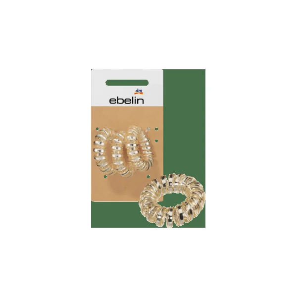 Spiralzopfhalter Gold-Optik, 3 St