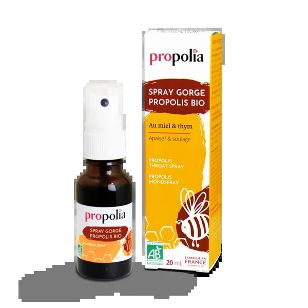 Spray buccal apaisant BIO - Propolis, Miel & Thym