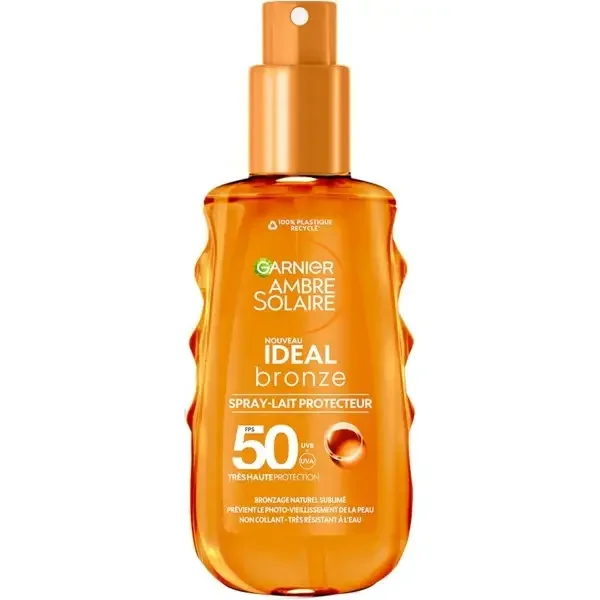 Spray Lait Protecteur Ideal Bronze FPS 50 de GARNIER Ambre Solaire
