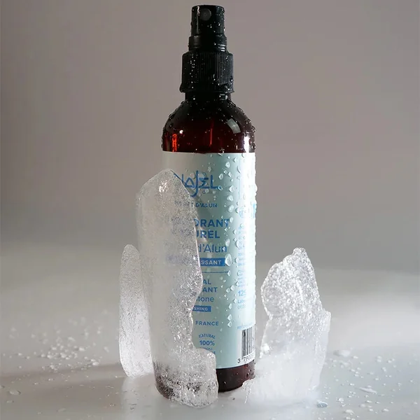 Spray liquide Pierre d'Alun naturelle - Déodorant (garantie sans sel d'aluminium)
